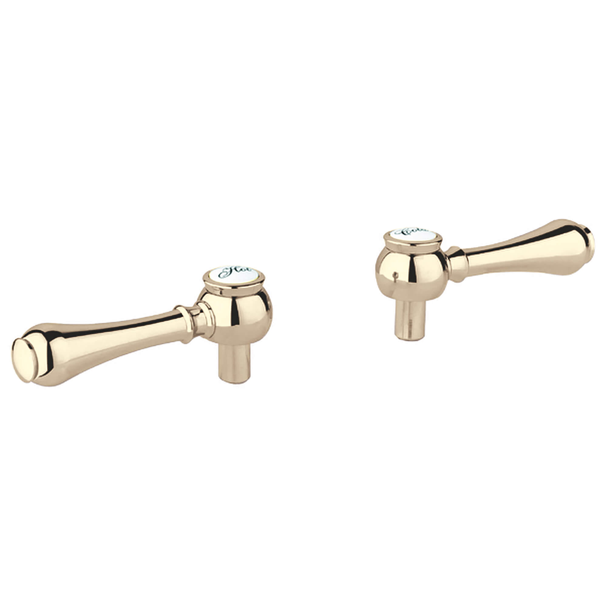 Lever Handles Pair GROHE POLISHED BRASS